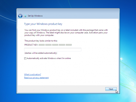 Windows 7 Product Key