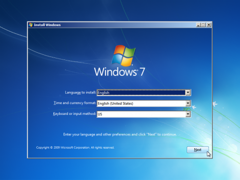 Windows 7 Install