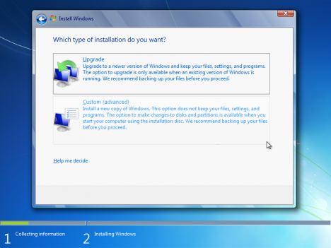 Windows 7 Custom Install