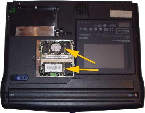 Laptop Memory Insstallation